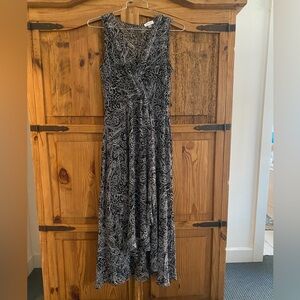 Calvin Klein Black and White Maxi Dress